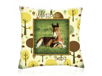 WILD ZONE Baby LOVACSKA állatos díszpárna   28x28 cm