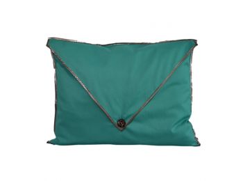 CSIBETT TÜRKIZKÉK ANTIK EZÜST díszpárnahuzat  40x50 cm