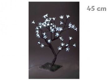 48 LEDes natúrfehér világító fa karácsonyi dekoráció