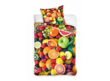 GYÜMÖLCSÖS 2 részes ágynemű-garnitúra 160x200+70x80 c