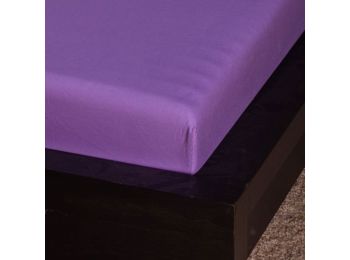 LILA jersey gumis lepedő 90-100x200 cm