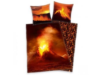 VULKÁN 2 részes ágynemű-garnitúra 135x200+80x80 cm