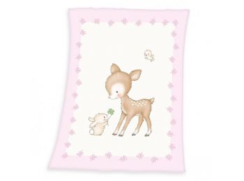 ŐZIKÉS gyermekpléd 75x100 cm