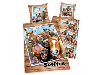 LOVAS SELFIE 2 részes ágynemű-garnitúra 140x200+70x90 cm