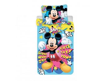 MICKEY EGÉR SUPER WOW 2 részes gyermek ágynemű-garnitúr