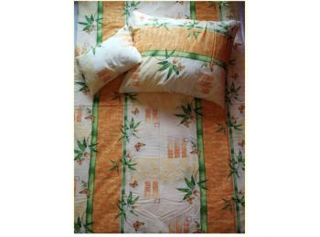 BAMBUSZ KREPP 3 részes ágynemű-garnitúra 140x200+70x90+4