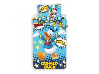 DONALD KACSA 2 részes gyermek ágynemű-garnitúra 140x200+