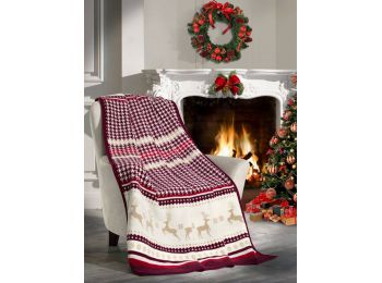SOFTY KARÁCSONYI mintás akril takaró 200x230 cm