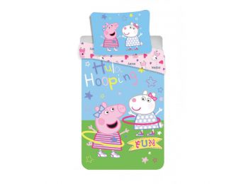 PEPPA MALAC FUN 2 részes gyermek ágynemű-garnitúra 140x2