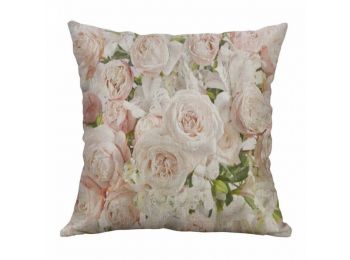 ELIZABETH Rózsás Virágos díszpárna  45x45 cm