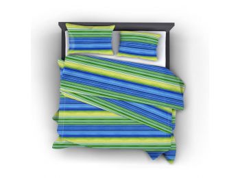 Lime B PAMUTSZATÉN 3 részes ágynemű-garnitúra 140x200+7