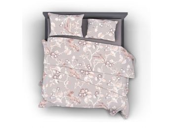 Floral B PAMUTSZATÉN 3 részes ágynemű-garnitúra 140x200