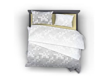 Ombre B PAMUTSZATÉN 3 részes ágynemű-garnitúra 140x200+