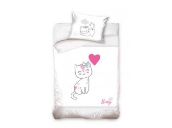 CICÁS SZÜRKE 2 részes óvodai ágynemű-garnitúra 100x13