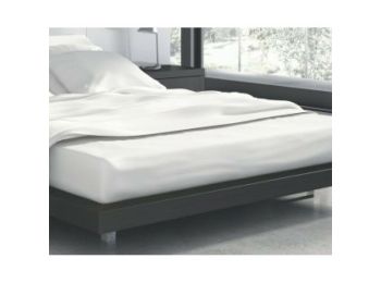 FEHÉR jersey gumis lepedő 180x200 cm