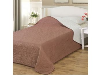 BARNA-BÉZS ágytakaró 235x250 cm