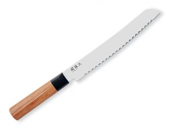 KAI Seki Magoroku Red Wood kenyérvágó kés