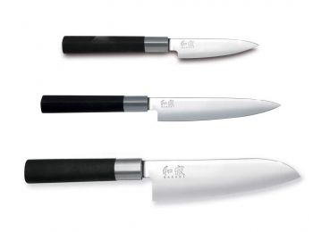 KAI Wasabi Black kés szett 3 darabos