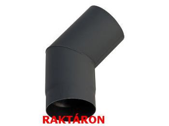 Vastagfalú füstcső könyök 120 mm átm./45°