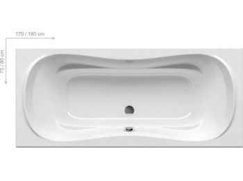 RAVAK Campanula II 180 akrilkád