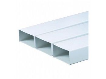 Awenta KP75-05 lapos PVC légcsatorna 75X150mm/0,5m