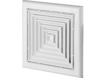 Awenta TS3 négyszögletes fali rács,100-as csőcsonkkal150