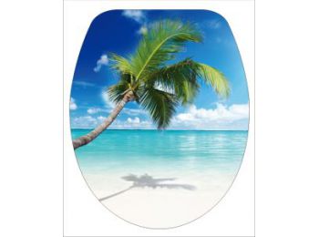 BRH Pálmafa Duroplast WC-ülőke 3 oldalon nyomtatott