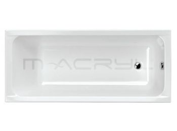 M-ACRYL ECO 150x70 akrilkád kádlábbal és peremrögzítő csomaggal