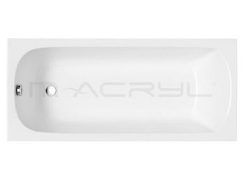 M-ACRYL MIRA 140x70 akrilkád kádlábbal és peremrögzítő csomaggal