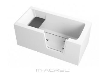 M-ACRYL Héra 180x80akadálymentesített besétálós akril 