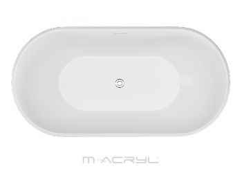 M-ACRYL Victory 160x80 fekete előlappal szabadon álló akr