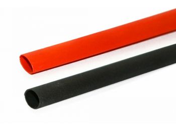 Zsugorcső (5,0 mm - 1 db piros, 1 db fekete, 0,5 méter)