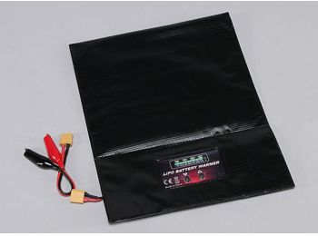 LiPo akkumulátor melegítő tasak (programozható, 12V, 25-45 ºC)