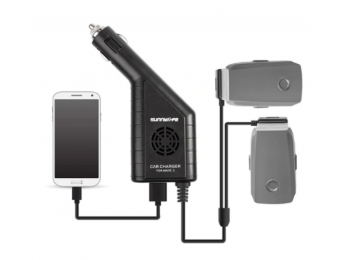 DJI Mavic 2 Pro és Zoom autós töltő (3 in 1)