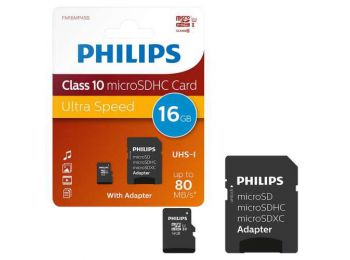 Phillips 16Gb microSDHC Class 10 kártya