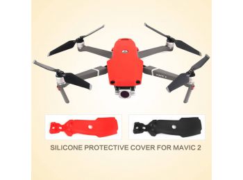DJI Mavic 2 Pro és Zoom szilikonos védőburkolat (piros)