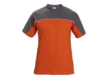 Desman póló narancssárga-szürke (S)
