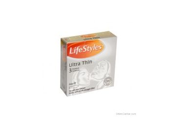 LifeStyles Ultra Thin óvszer, 3 db
