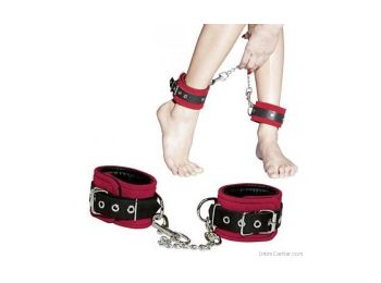 Bőr bokabilincs, széles Zado BDSM szexhez