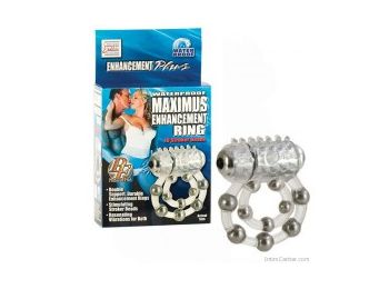 Vibrációs péniszgyűrű, Maximus dupla hurkos, gyöngyös erekciógyűrű
