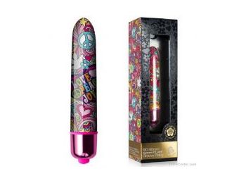 Mini vibrátor Rocks Off RO 90 mm Summer Of Love Groovy Baby