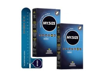 MySize 10 darabos kondom csomag, a méretes óvszer a töké
