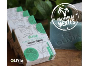 Olivia Natural Menta teafa samponszappan 90 g