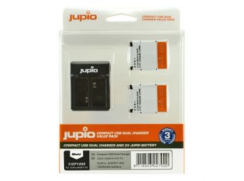 GoPro AHDBT-302 HERO3+ 1200mAh utángyártott akciókamera akkumulátor és Compact USB Dual Charger K...