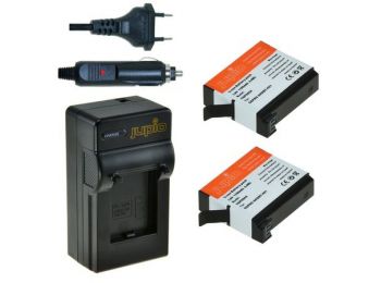 GoPro Hero 4 AHDBT-401, akciókamera utángyártott-akkumulátor, + TÖLTŐ kit, a Jupiotól