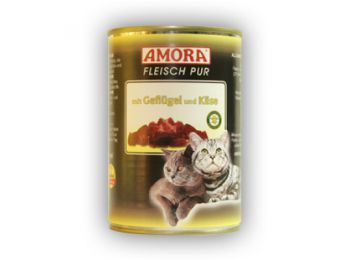 Amora FL.pur Katze 400g Szárnyas&Sajt