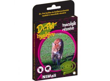 Dr. Pet Bolha és Kullancsriasztó Nyakörv Macskáknak Sár