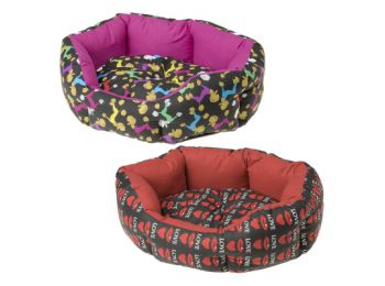 Ferplast Domino 45 Szövet Fekhely Poodle/Love