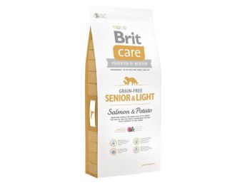 Brit CARE Senior&Light Salmon(Lazac&Burgonya) kutyatáp 12 k