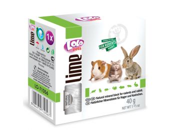 Lolo Lime - Natural mineral block for rodents 40 g